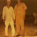 Bro Makona with a Muslim brother saved after Crusade in Uganda