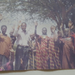 Bro. Makona in Church --Turkana county --300 miles from Kitale, Kenya