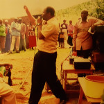 Brother Makona preaching in Uganda