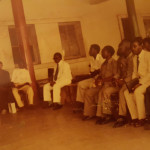 Brother Makona preaching :teaching church leaders in d.r.congo (pastors).
