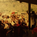 Crusade at Saki market in D.R. Congo.