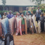 Orphans with mattresses at Nakhosi home - Kenya - 2005