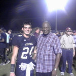 Bro Robert's first time at an American Style football game