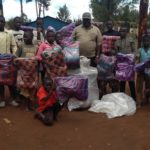 blankets for the Kitale street boys